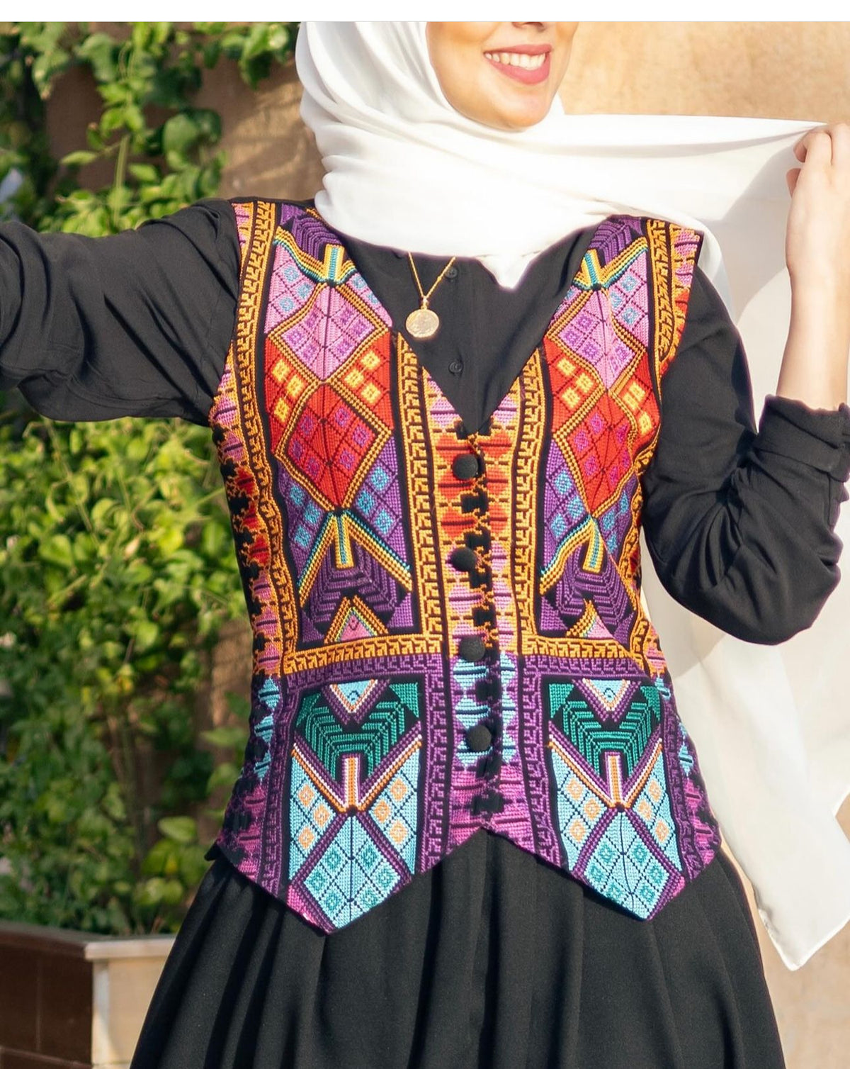 Embroidered Vest